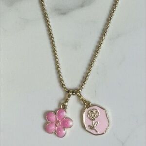 Pink Floral Necklace
